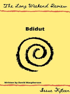 cover image of Bdidut